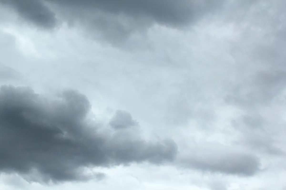 An image of a dark, overcast sky